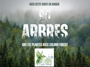 90 arbres plantés suite à cette vente immobilière en viager