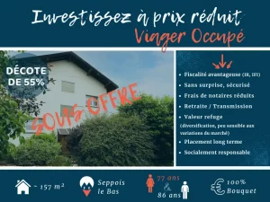 Maison Seppois le Bas en Viager Occupé Sans Rente