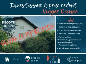 Seppois le Bas Viager Occupé Sans Rente (Alsace viager)