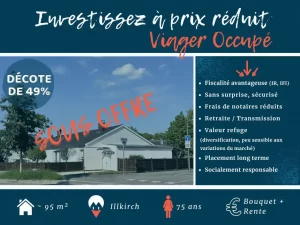 Maison à Illkirch en Viager Occupé (proximité de Strasbourg, Alsace)