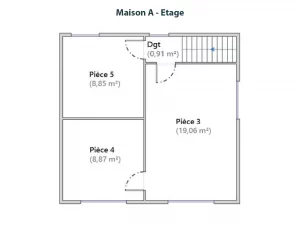 Plan 1er maison A