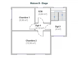 Plan 1er maison B