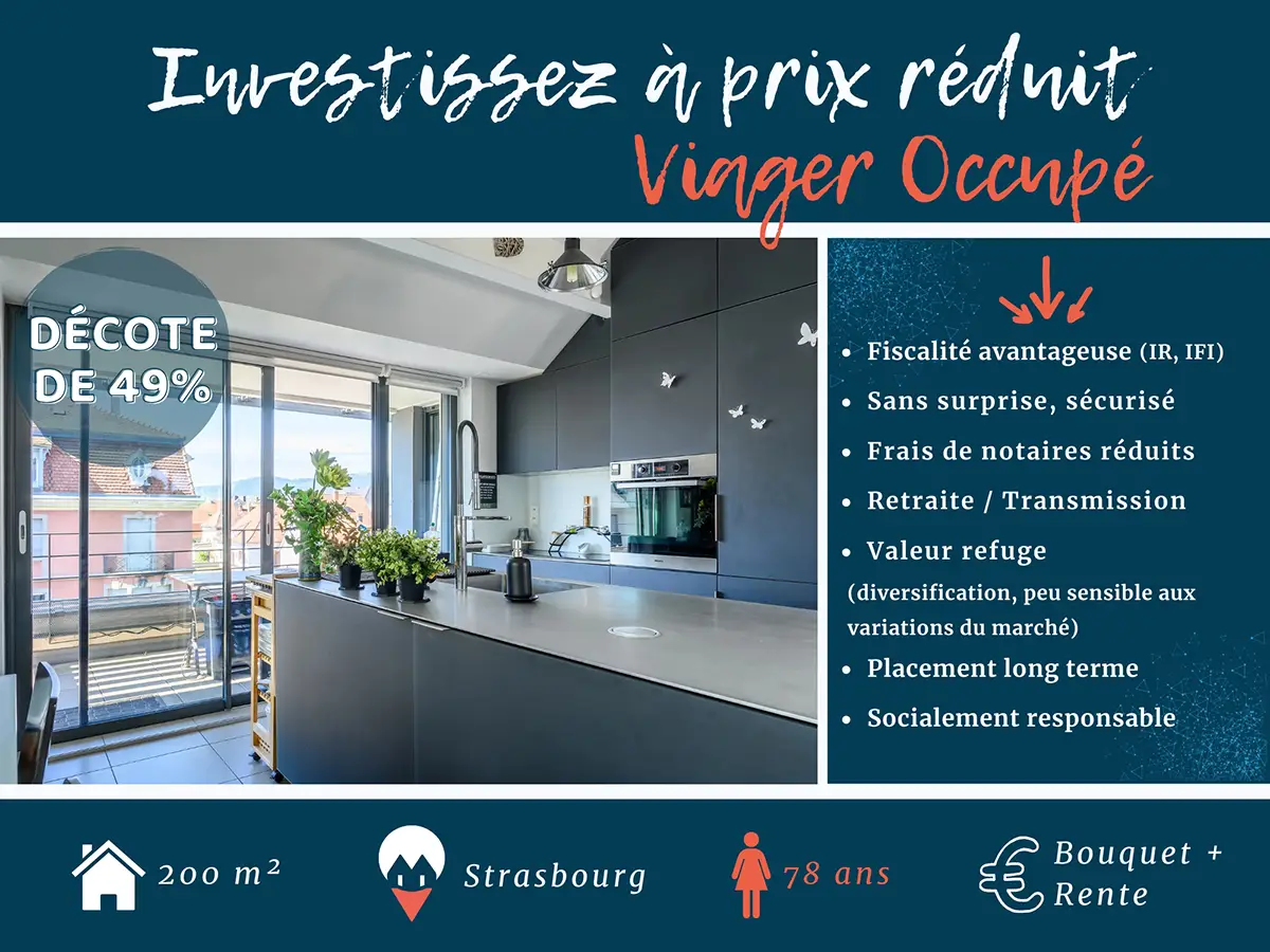 Exemple d'annonce viager occupé à Strasbourg - Osez Viager