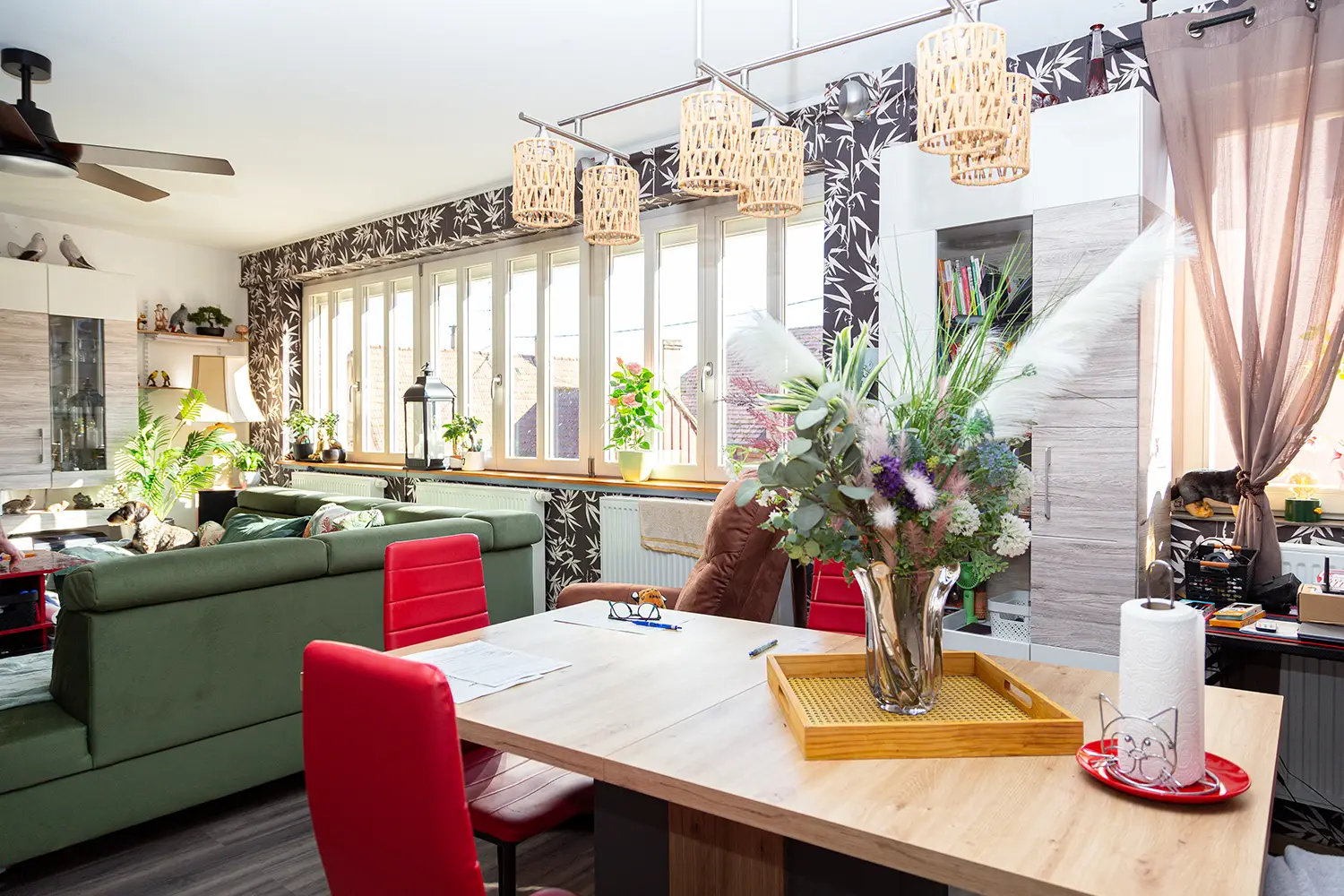 Maison de village entièrement rénovée - Nordheim, Kochersberg (67) Salon séjour