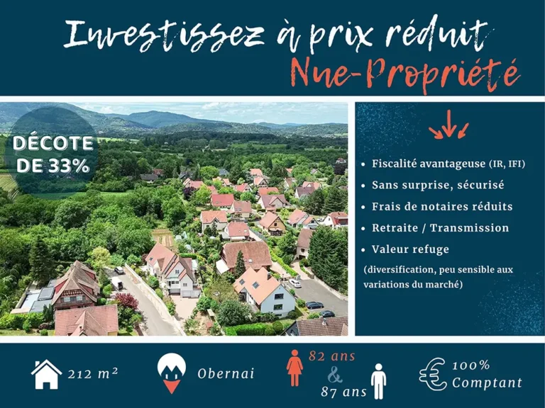 Viager Strasbourg - Expert local, estimation gratuite Nue-propriété maison de standing Obernai