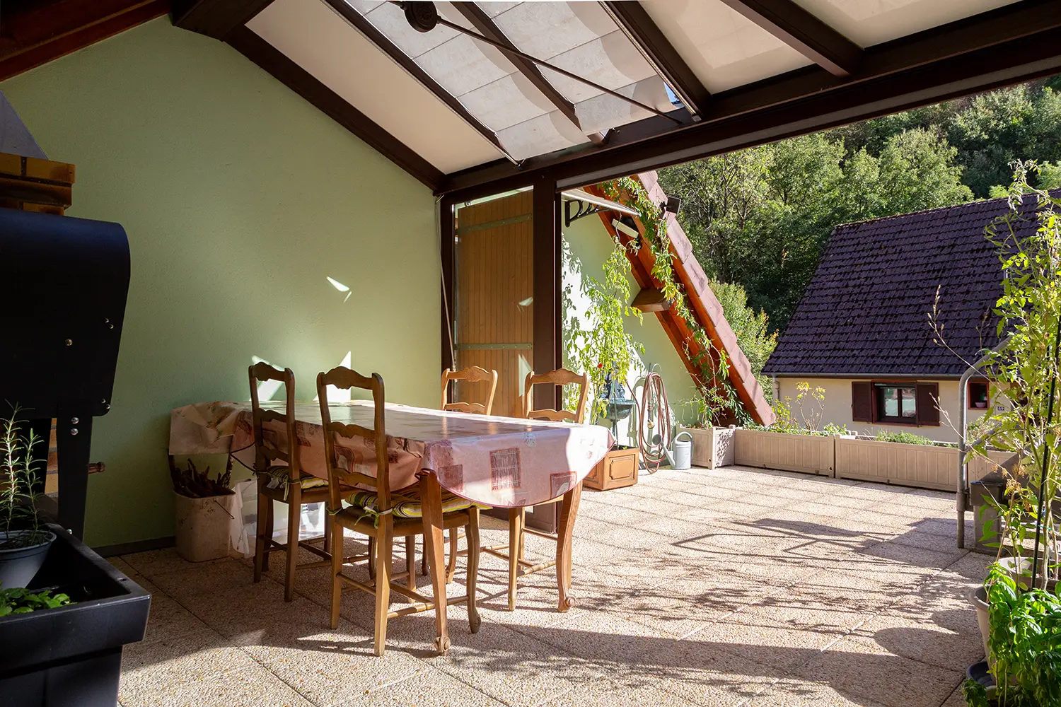 Maison viager occupé sans rente Rombach-le-Franc - 0 rente, décote 49 % Maison en viager occupé sans rente à Rombach le Franc-terrasse vue 3