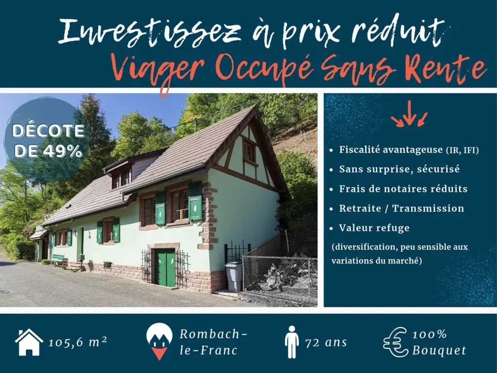 Viager occupé Rombach le Franc