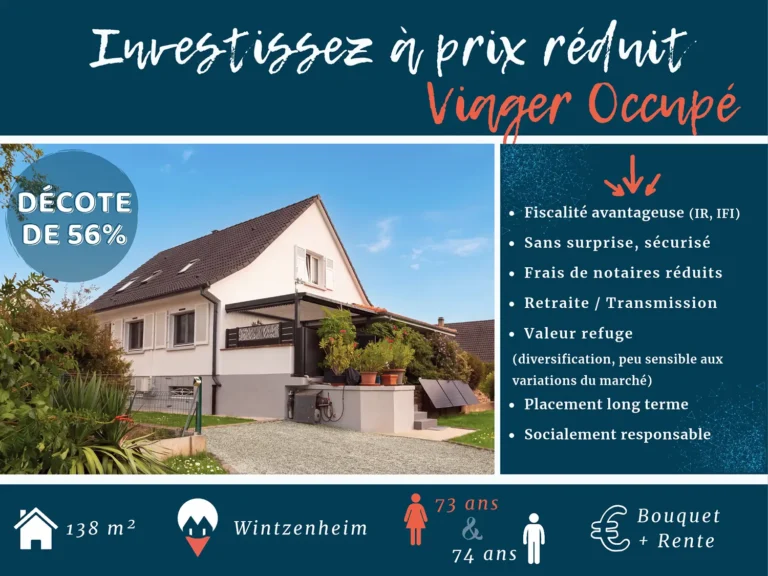 Viager Colmar - Spécialiste viager Haut-Rhin Viager occupé - Wintzenheim