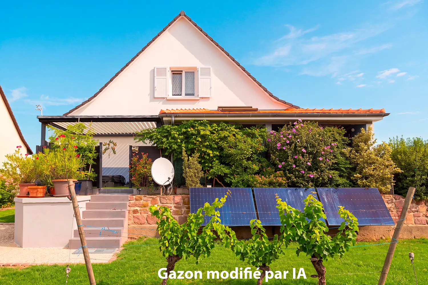Maison familiale en viager occupé à Wintzenheim, aux portes de Colmar (68) Viager occupé Wintzenheim extérieur vue 2