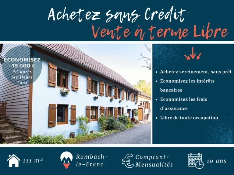 Rombach le Franc Vente à Terme Libre